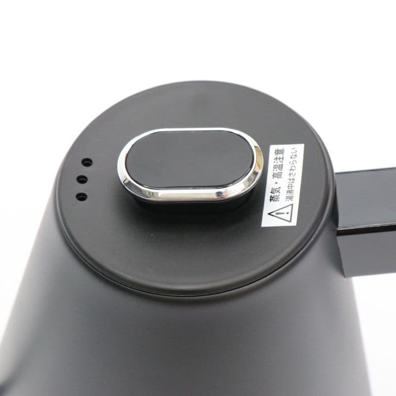 新品　温度調節機能付きグースネックケトル　ブラック