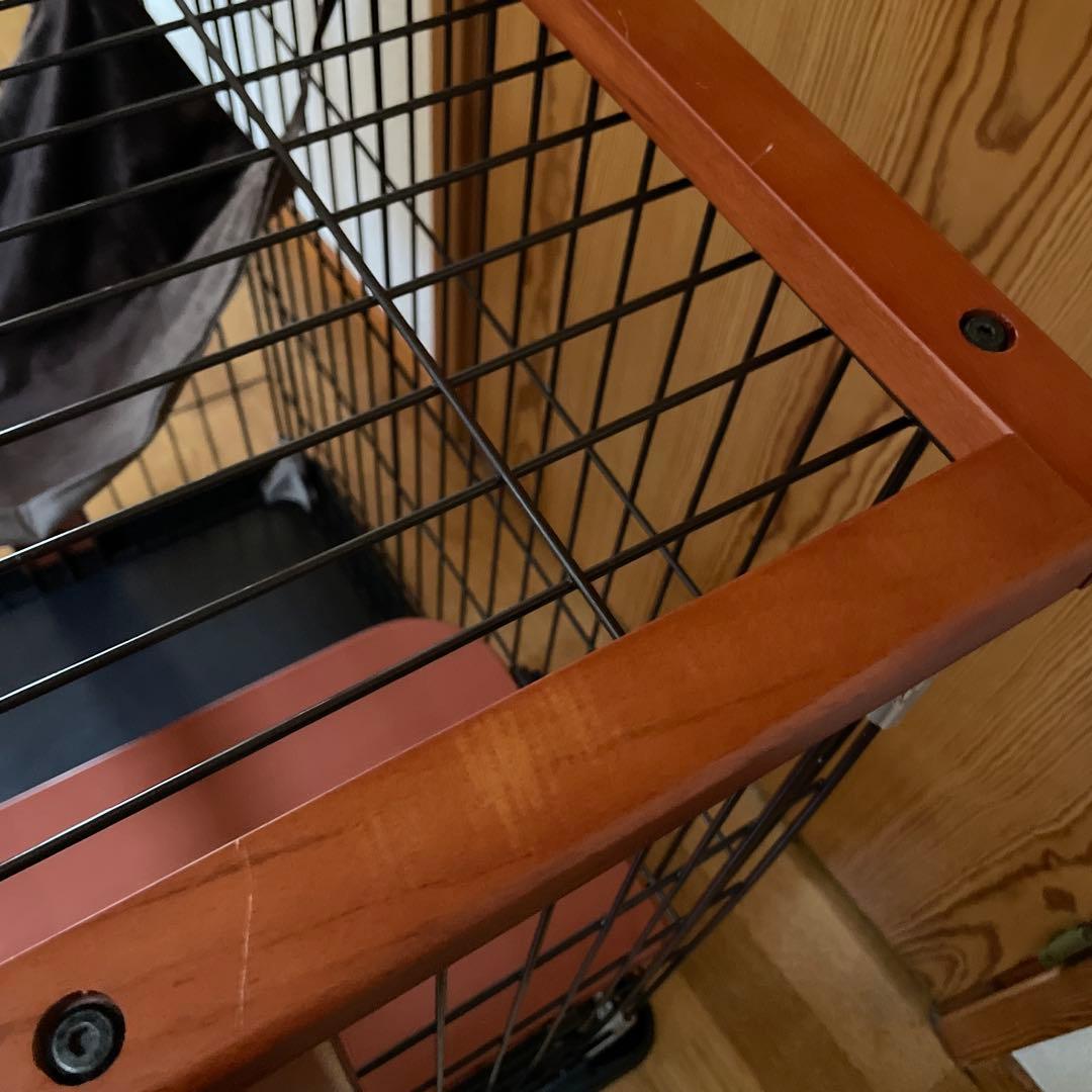 ボンビアルコン キャットゲージ　２段　ハンモック　爪研ぎ　ウッド
