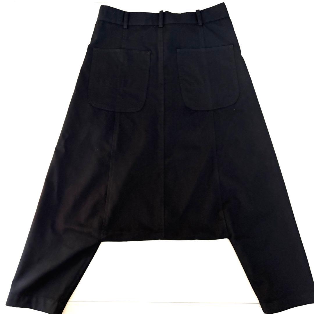 ブラック コムデギャルソン サルエルパンツ　日本製　薄手
