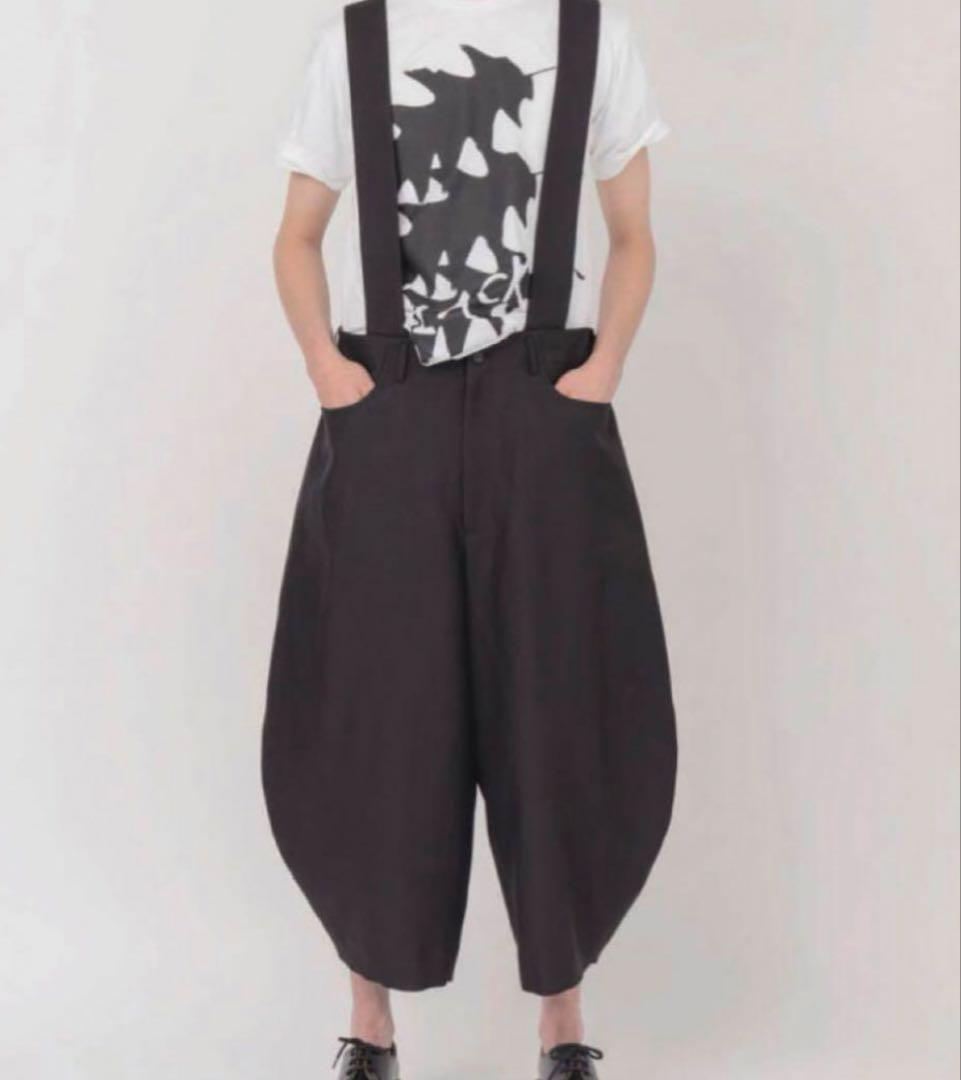 BLACKコムデギャルソン 吊りズボン