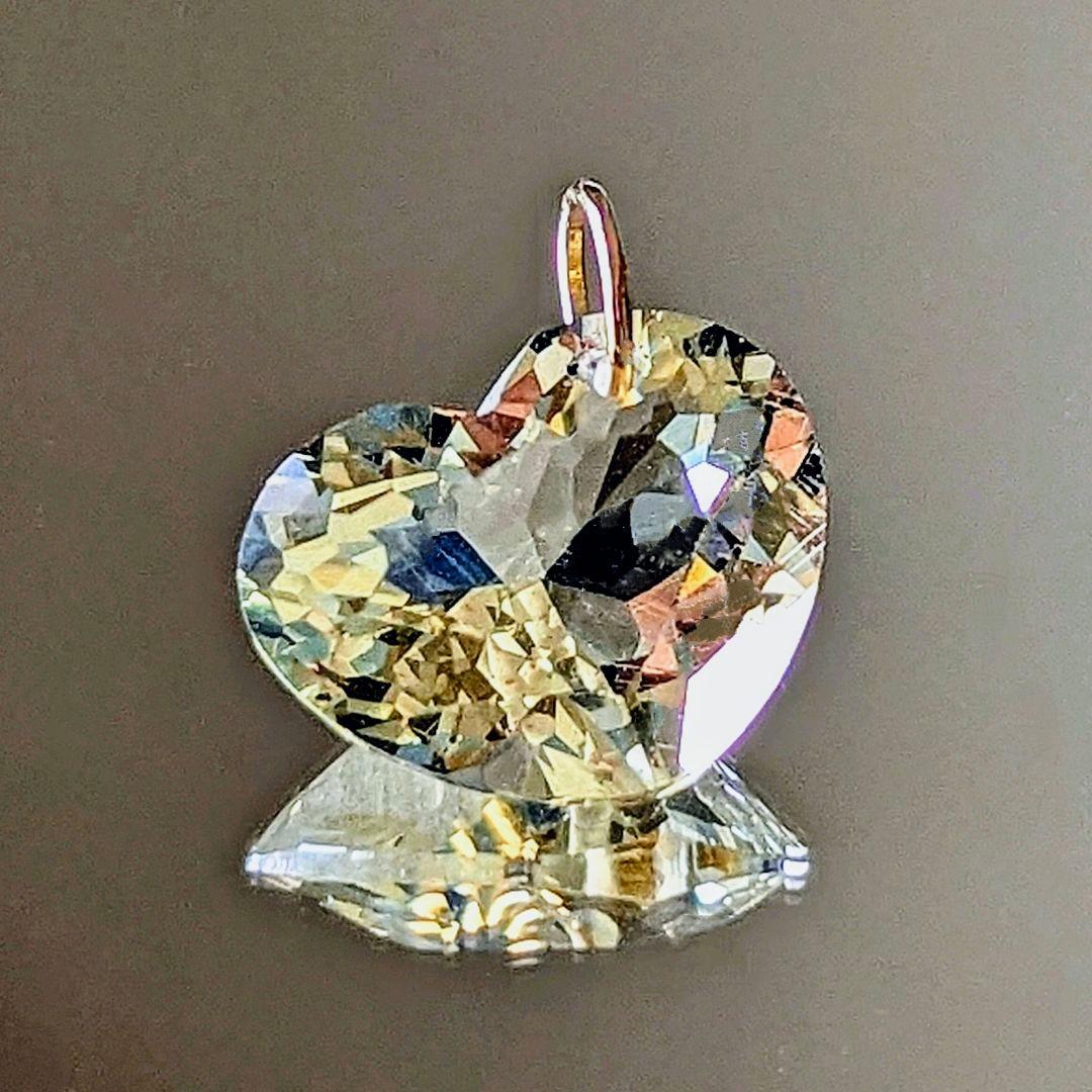 ♢めかぶ♢K18 レモンクォーツ 4.43ct ネックレスチャーム