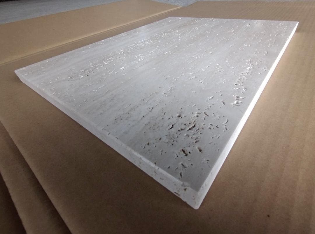 天然大理石オーディオボード●トラバーチン● 450×345×21　送料無料