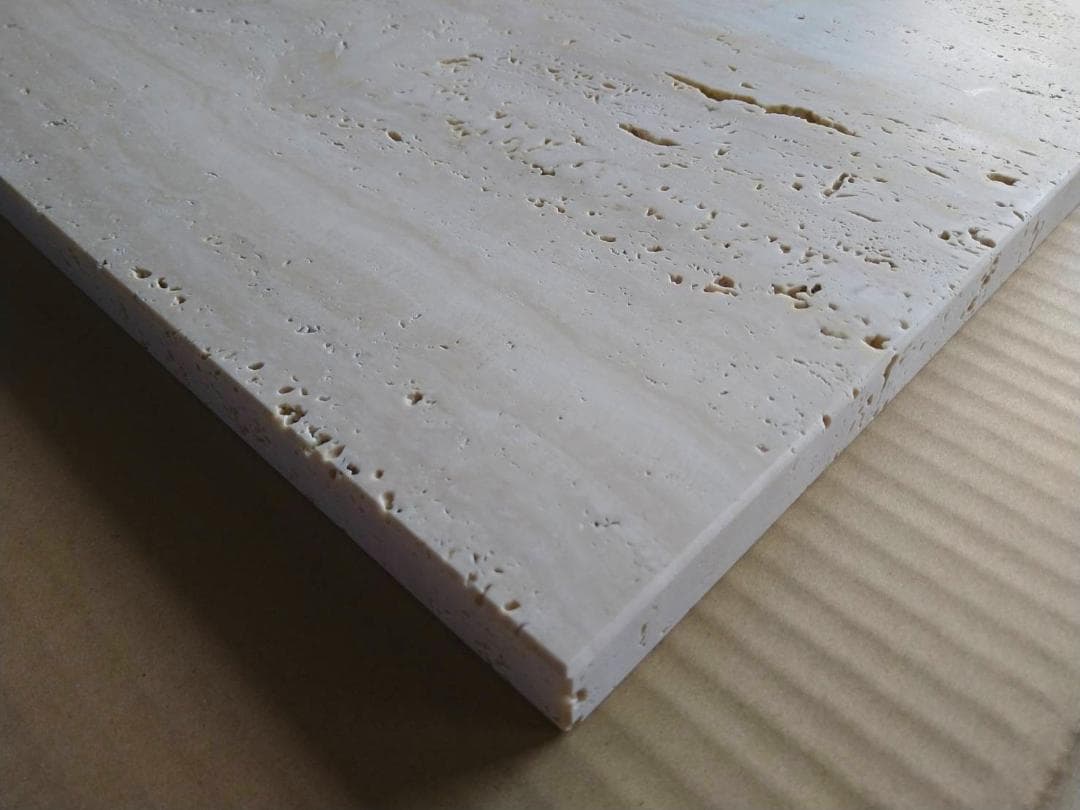 天然大理石オーディオボード●トラバーチン● 450×345×21　送料無料