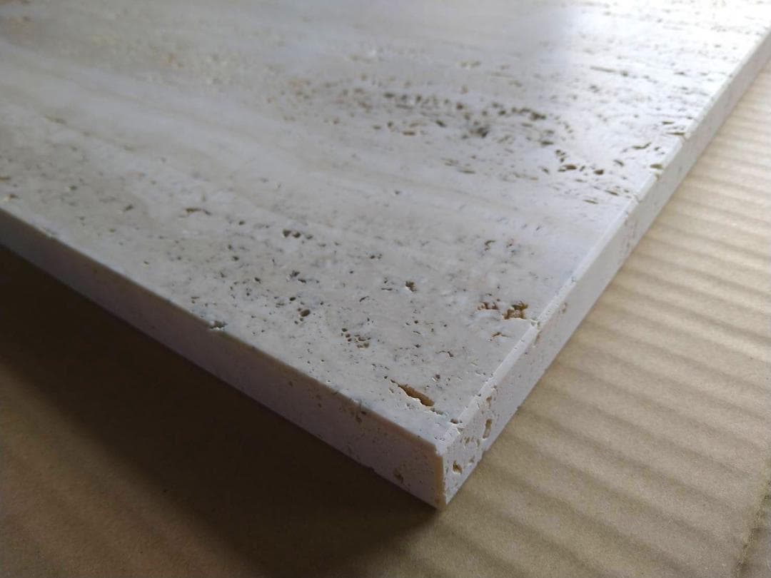 天然大理石オーディオボード●トラバーチン● 450×345×21　送料無料