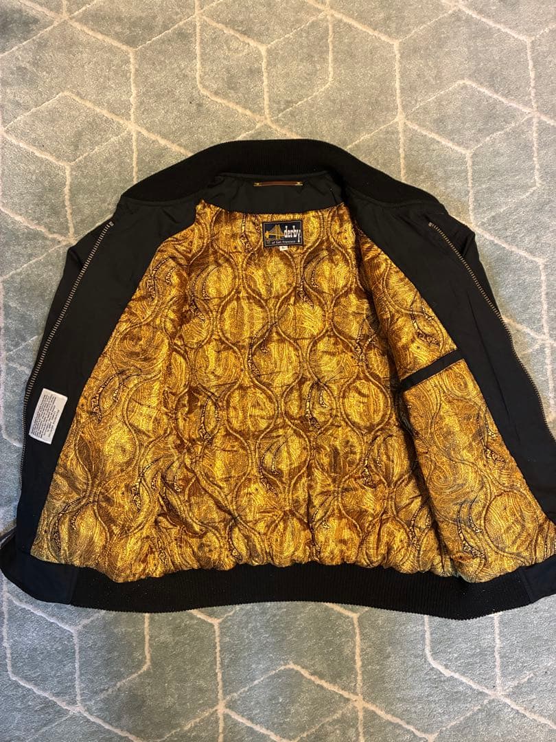 Derby of San Francisco ダービージャケット 黒・金