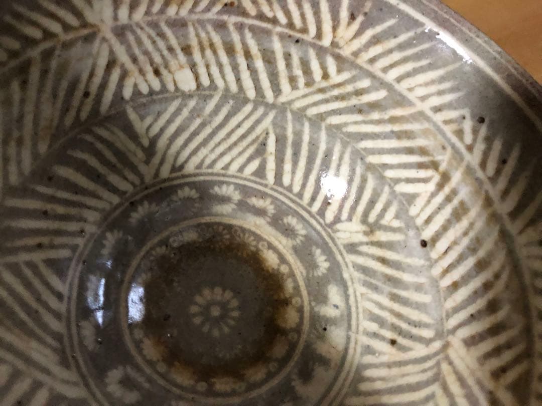 保管品！茶味豊かな三島茶碗 検茶道具抹茶碗三島手