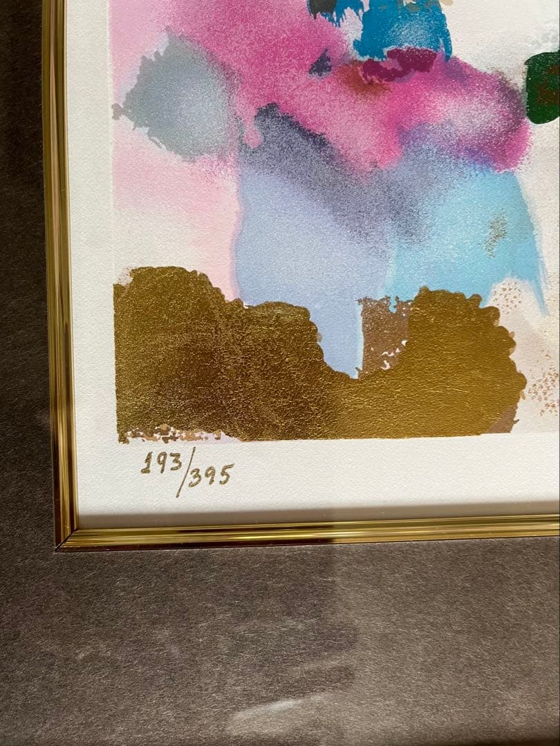 お値下げ★スザンヌマリー　シルクスクリーン 女性肖像 193/395