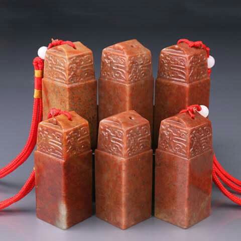 希少鶏血石（しょうかけいけつせき）稀少貴重の高い天然印石