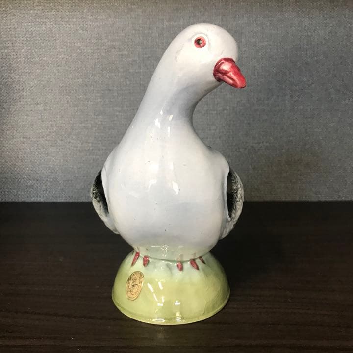 鳩陶器置物(ペア)ヴィンテージ