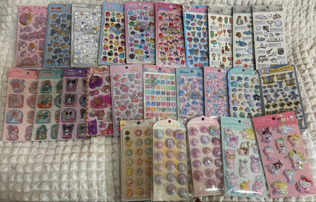ボンボンドロップシール•うるちゅるシール等大量まとめ売り