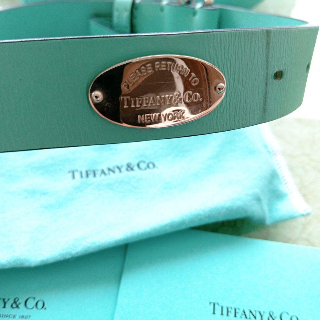 ティファニー　tiffany 犬　ペット　首輪　箱入り　格安　L 誕生日記念日