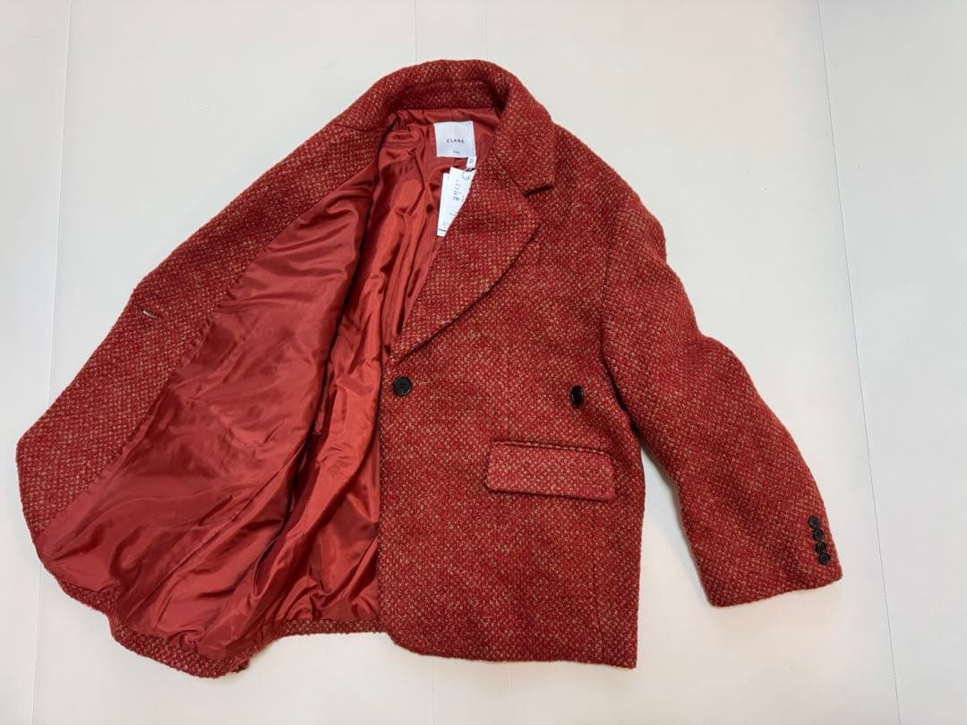 【新品タグ付】Suzu×CLANE MIXCOLOR OVER COAT