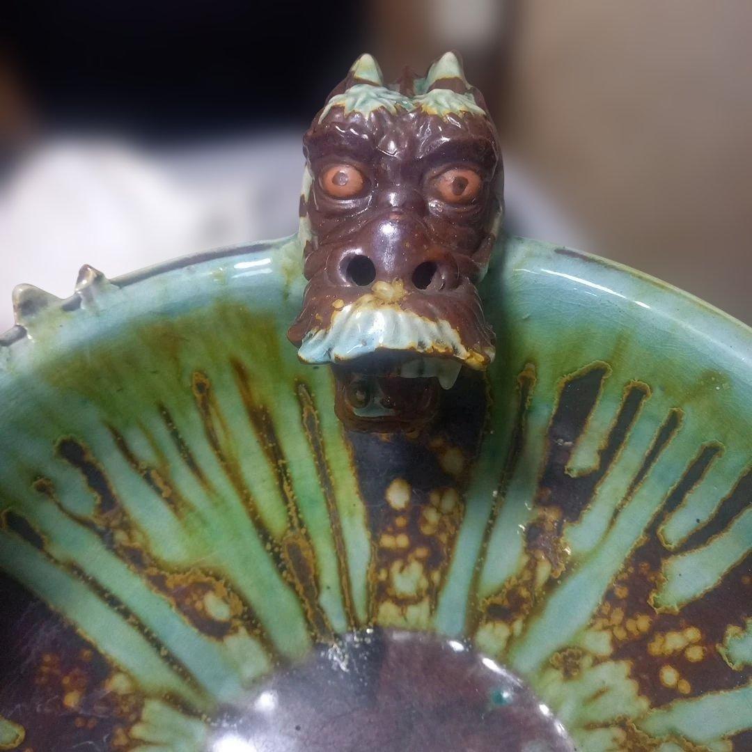 開運縁起　龍　龍神様　めだか鉢