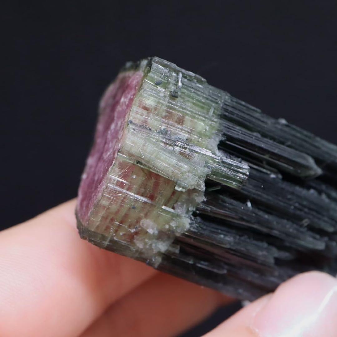 ウォーターメロントルマリン カリフォルニア産 58g T660 鉱物　天然石原石