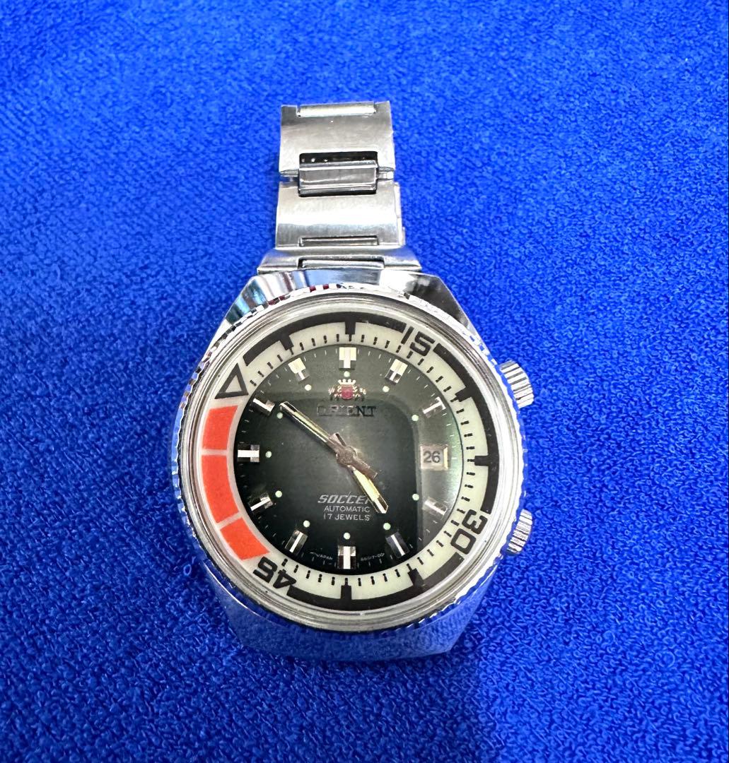 オリエント ダイバー サッカー TE167601-70 RT フルオリジナル