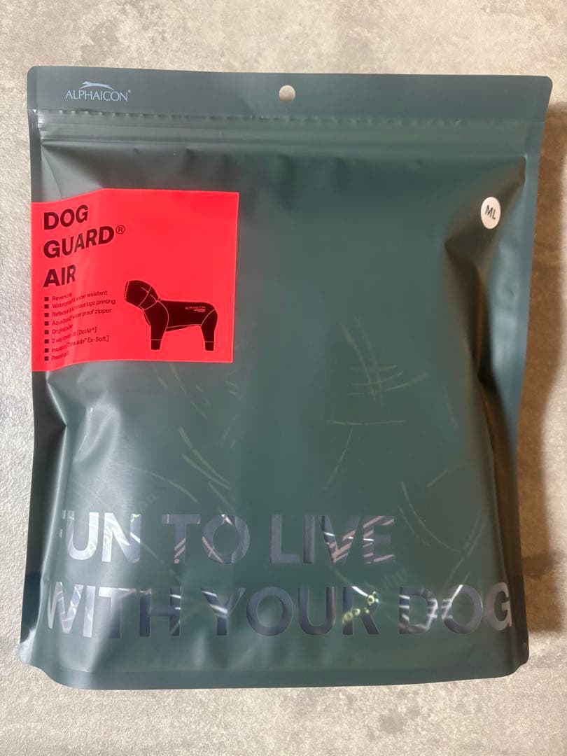 【未開封新品】ALPHAICON DOG GUARD AIR MLサイズ