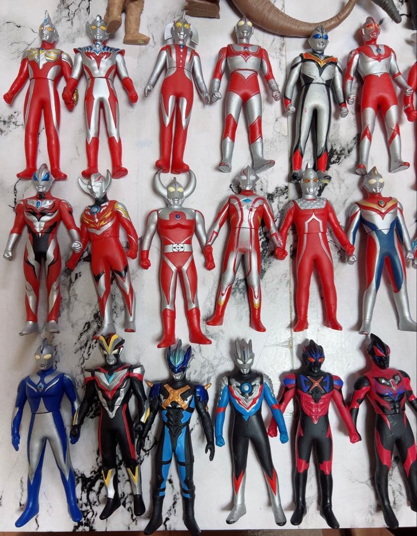 【中古品】ウルトラマンソフビ 49体セット まとめ売り