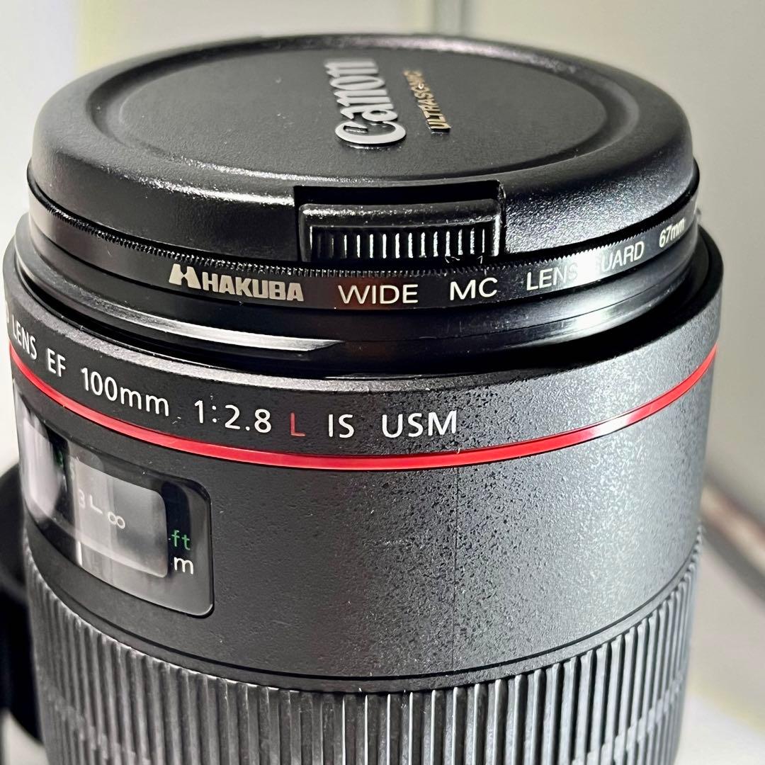 美品EF 100mm f/2.8L Macro IS USM キヤノン　即日発送