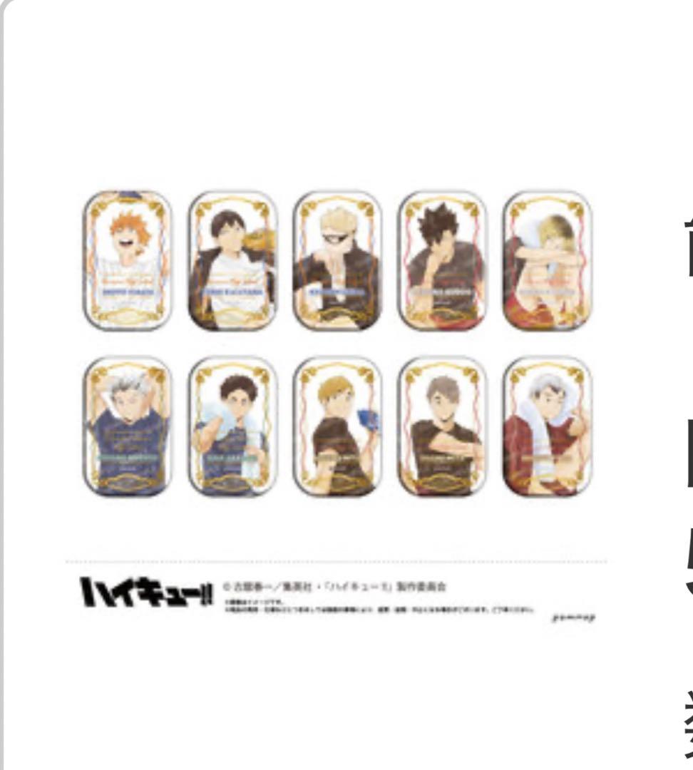 ハイキュー！！ スクエア缶バッジセット（クールダウン版権）