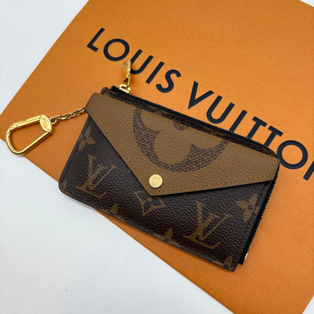 【現行 極美品 IC】ルイヴィトン モノグラム リバース ポルトカルト ヴェルソ