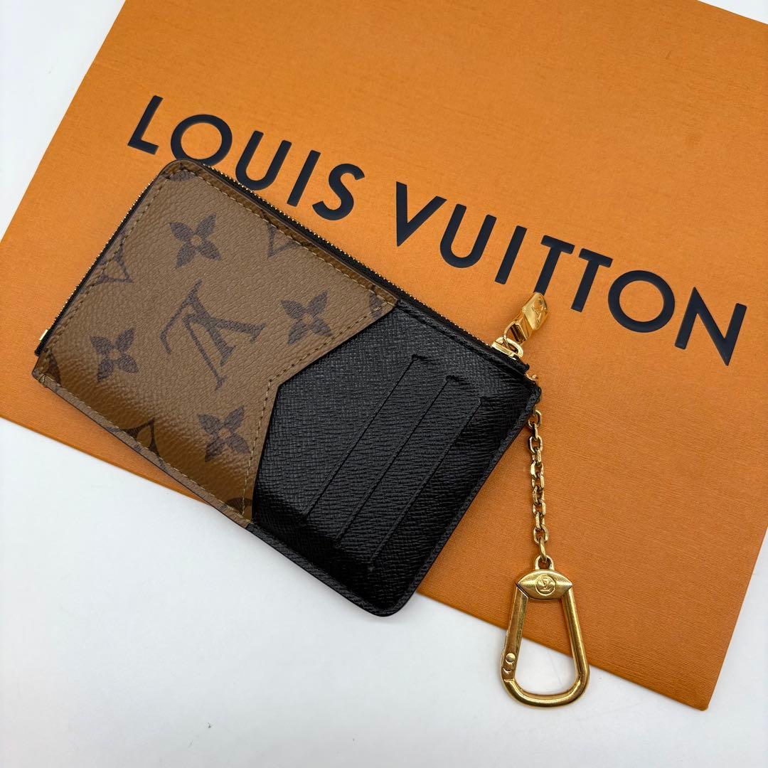 【現行 極美品 IC】ルイヴィトン モノグラム リバース ポルトカルト ヴェルソ