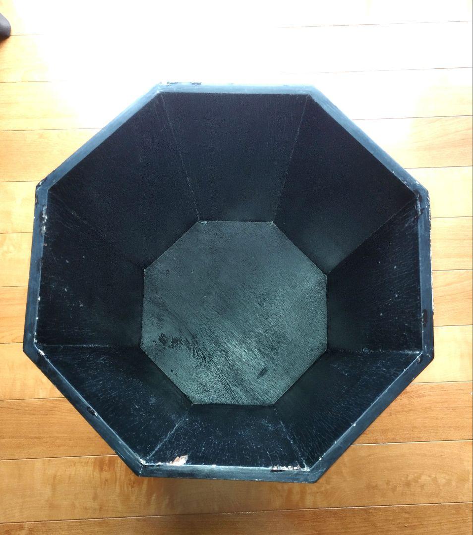 レトロ　ウイッグケース　中国鬘入れ　米びつ　花置き台　防災グッズ収納ボックス