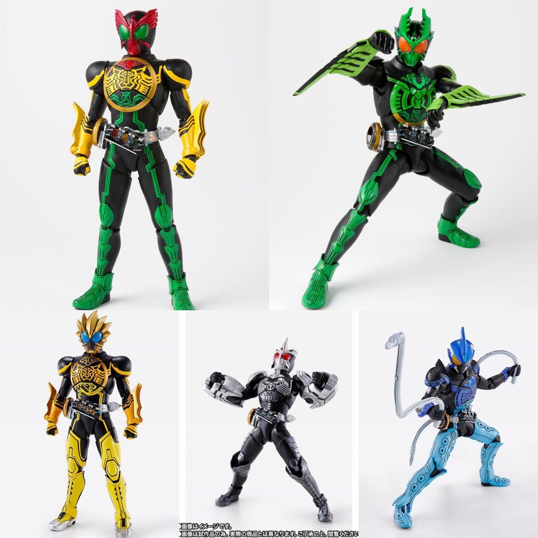 S.H.Figuarts 仮面ライダーオーズ　5点セット