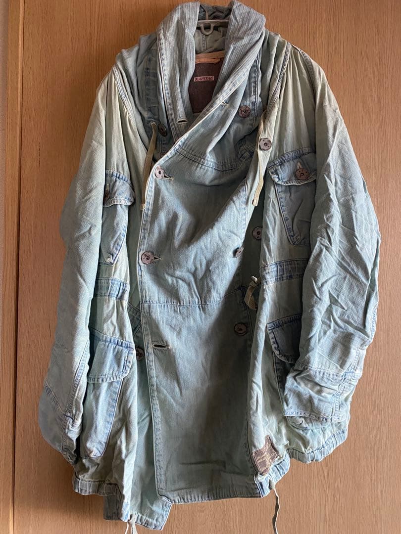 【明日迄セール中‼️】キャピタル KAPITAL リングコート デニム風
