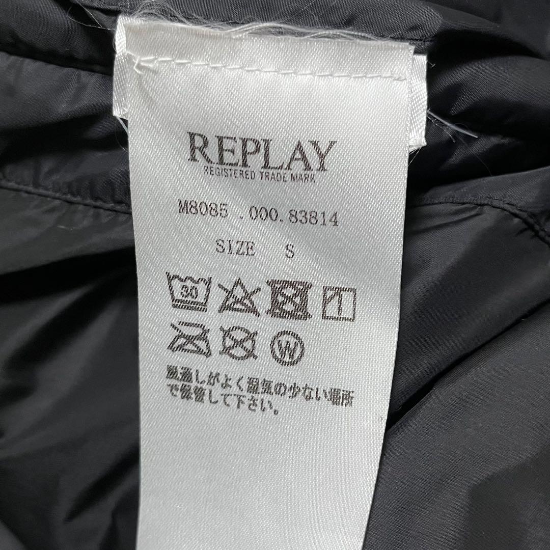 美品 REPLAY リプレイ 中綿 ライダース ジャケット Sサイズ