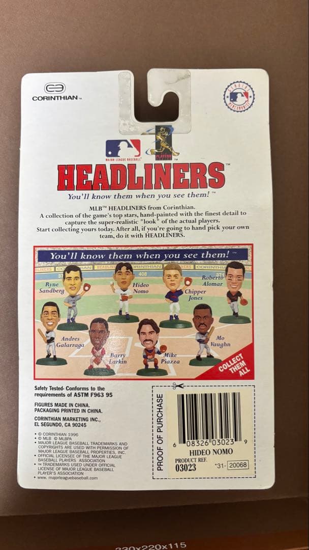 HEADLINERS ヒデオ・ノモ フィギュア