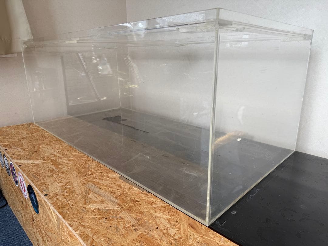 あ*か様 アクリル水槽　オールクリア　w1200 D600 H450 加工穴無