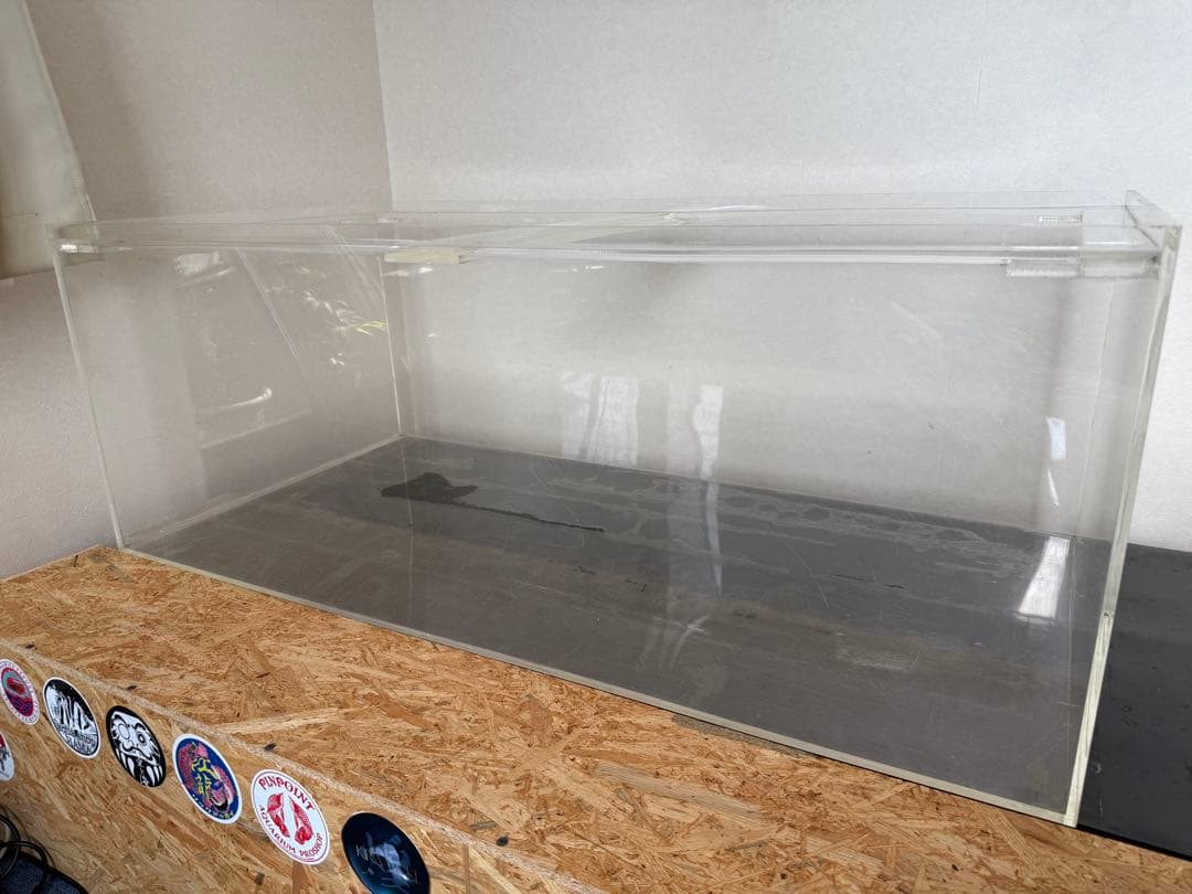 あ*か様 アクリル水槽　オールクリア　w1200 D600 H450 加工穴無