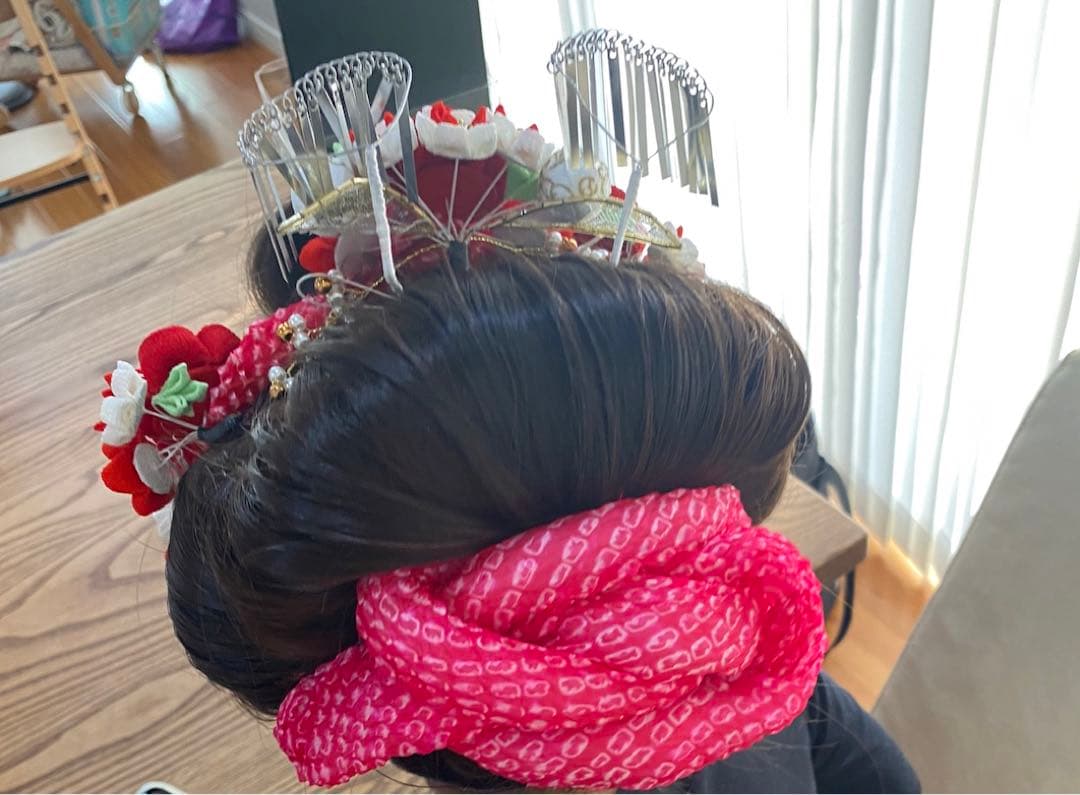 つまみ細工　勝山セット　七五三用