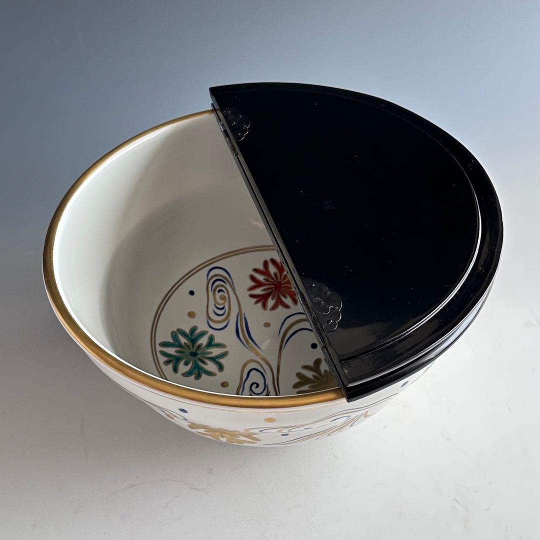 茶道具　色絵　海松波　平水指　手塚景雲　共箱　夏　稽古　茶会