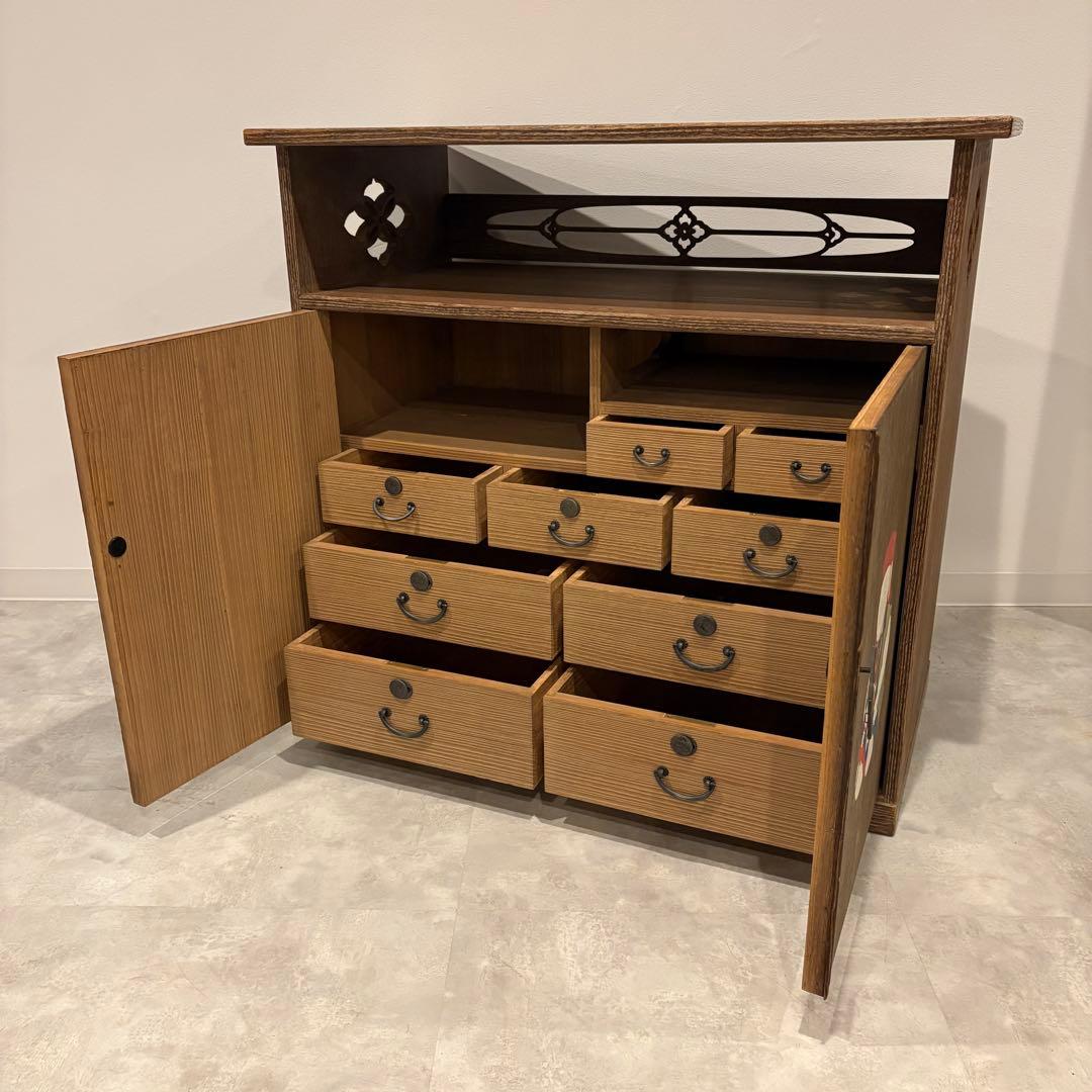 和製アンティーク　東京銀座　鷲塚高等箪笥店　桐箪笥