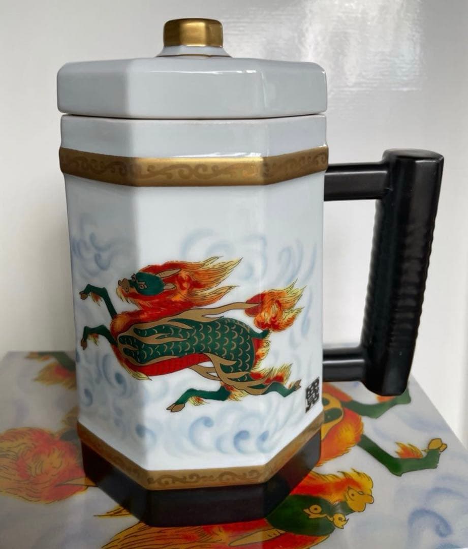 ビアマグコレクション 山本寛斎　有田焼 陶器製 ビアマグ　ビールジョッキ