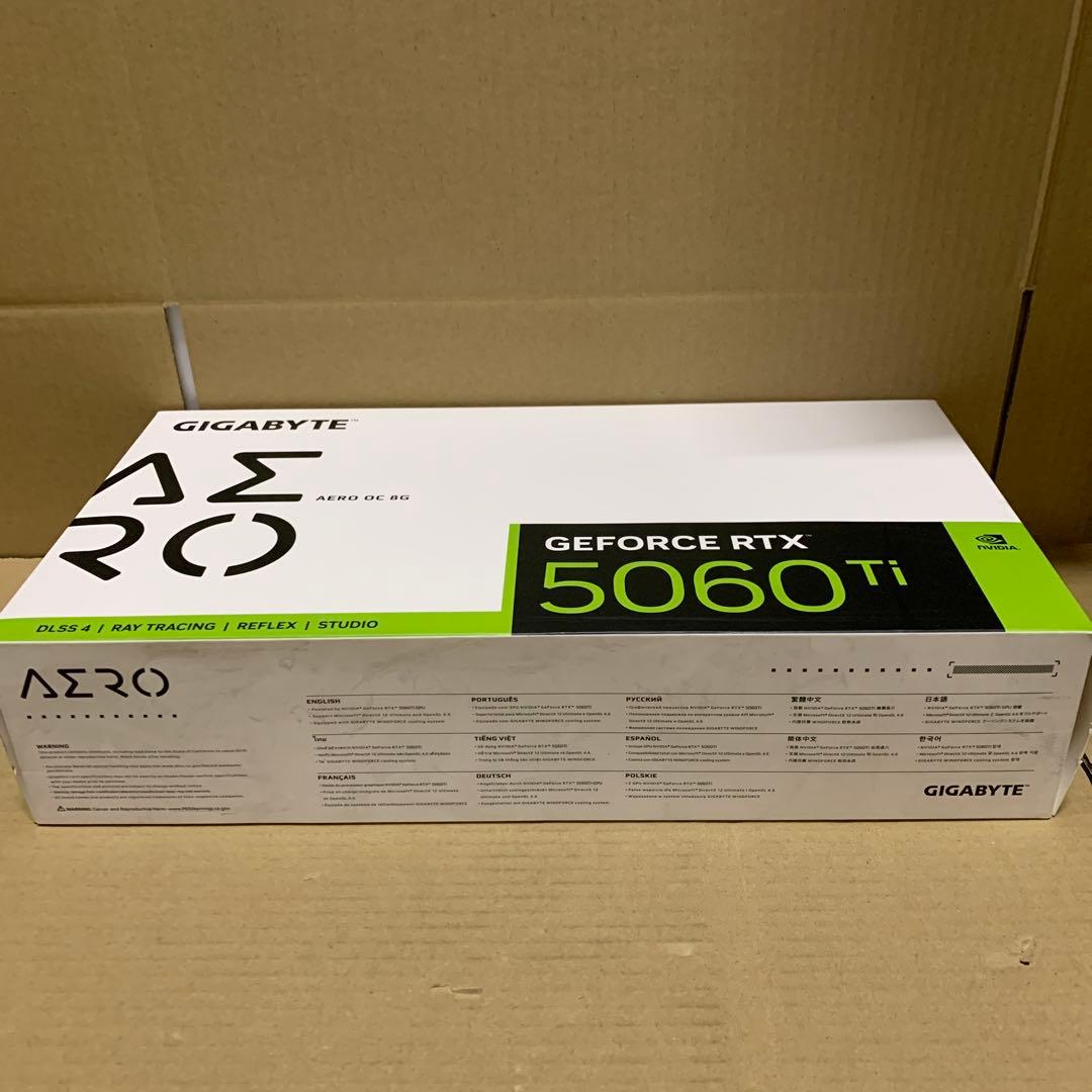 新品未開封　GeForce RTX 5060 Ti AERO OC 8G