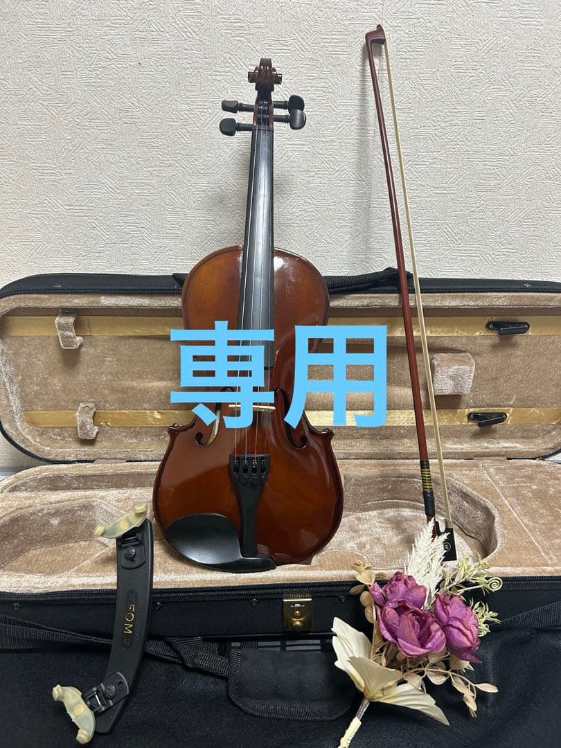 バイオリン一式　フルセット　ブラウン ハードケースなど付き