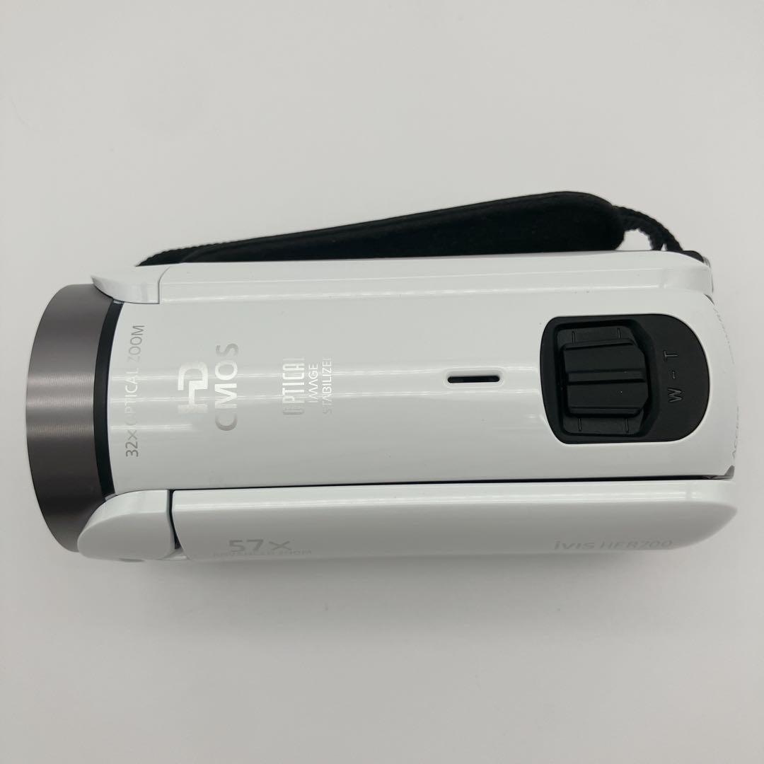 【極美品】Canon iVIS HF R700 HDビデオカメラ ホワイト