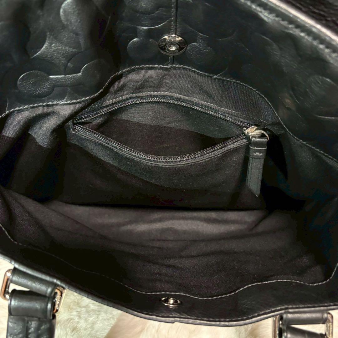 【美品】COACH コーチ70253 オプアートビジネスバッグ　2way A4