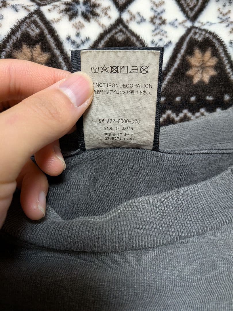 SAINT MICHAEL VL_LS TEE MARIA ブラック L ロンT