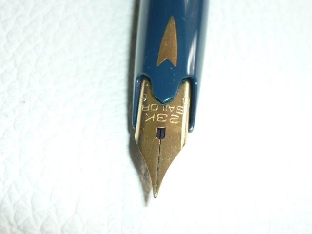 1960年代政治家『國井淳一』万年筆２本◆セーラーmini青軸とドイツ製 ゲーハ