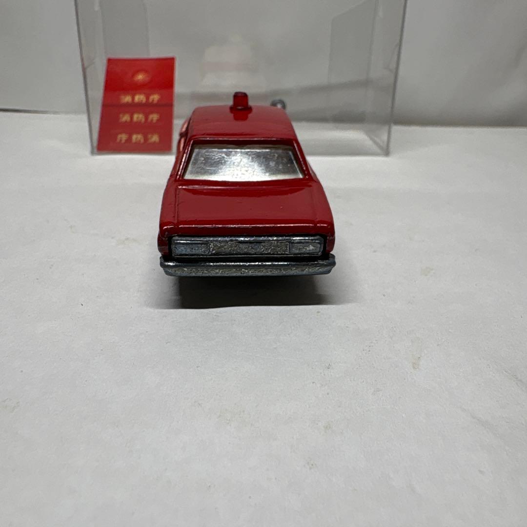 トミカ　日本製　黒箱　1Aホイール　クラウン　ファイアチーフカー