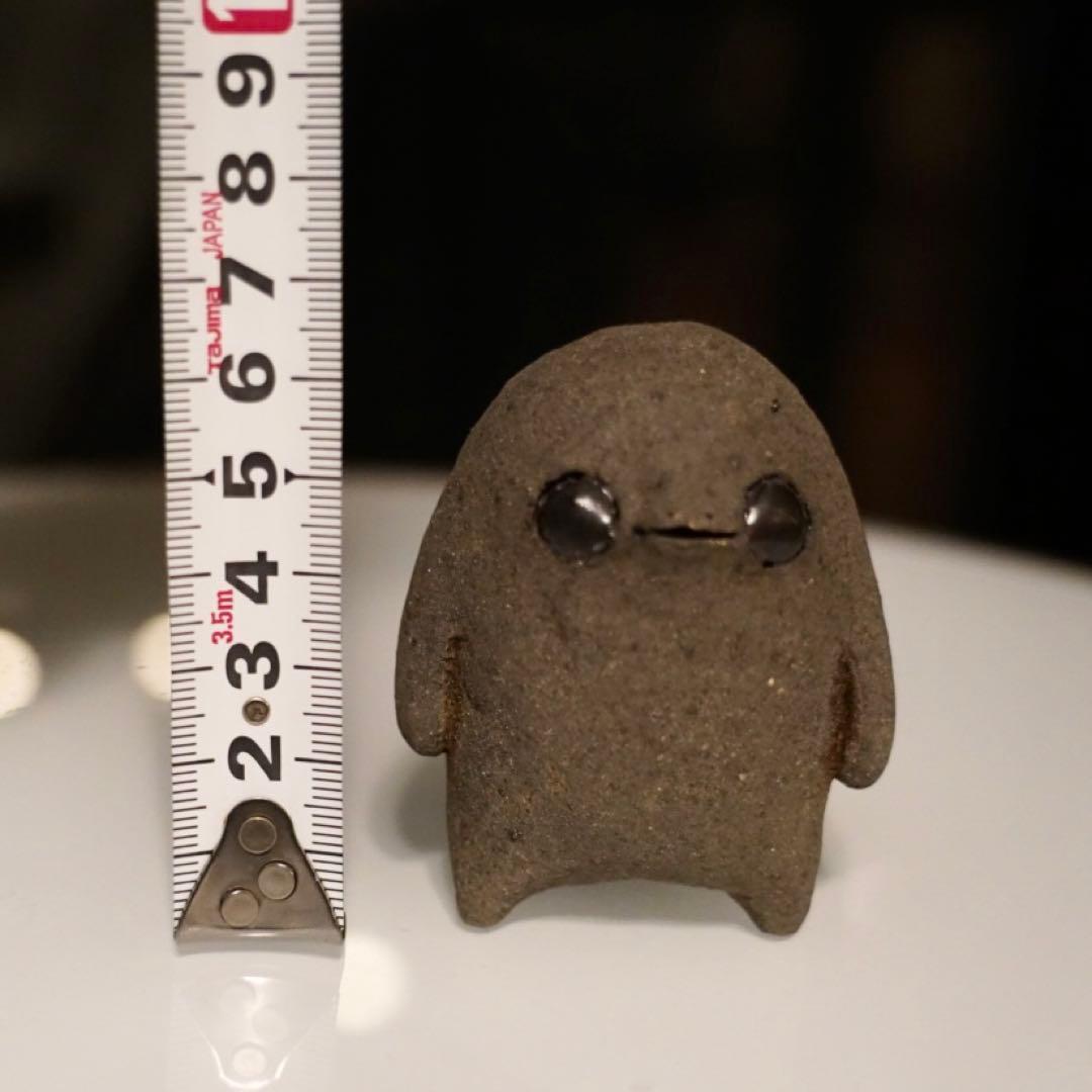 ④黒マラカスぼうや　ミヤチヤスヨさん　常滑焼　レア