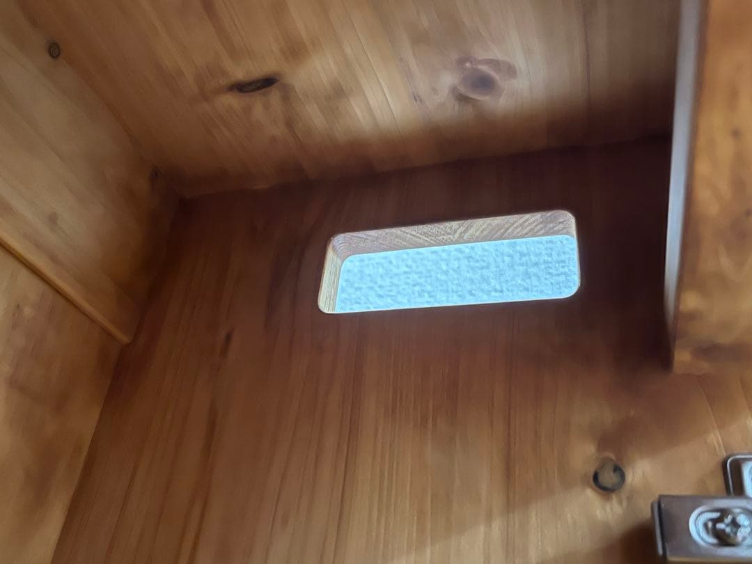 Cube a stump wood ヒノキ水槽台(60×30mm用)