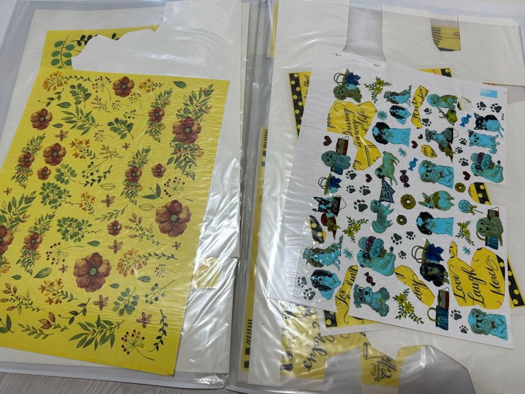 ガラス用 ポーセラーツ 転写紙 ガラス転写紙 まとめ売り ハンドメイド