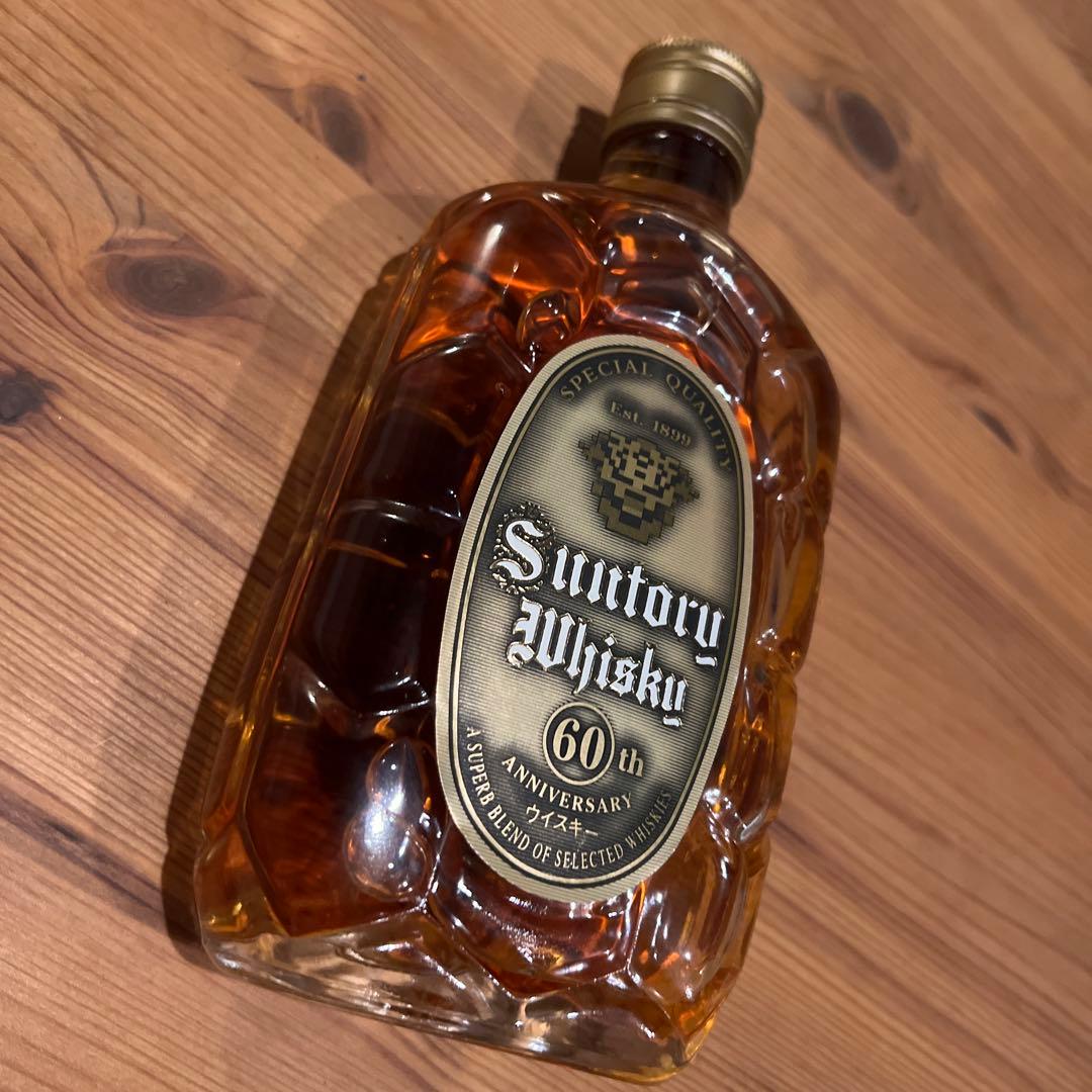 新品未開封 非売品 サントリー ウィスキー 特角 10年 角瓶 発売60周年