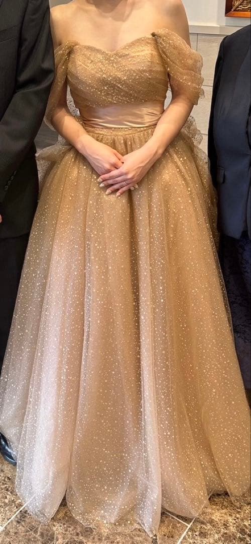 【ぽっぽ】カラードレス ピンクドレス ブラウンドレス ウェディング 結婚式