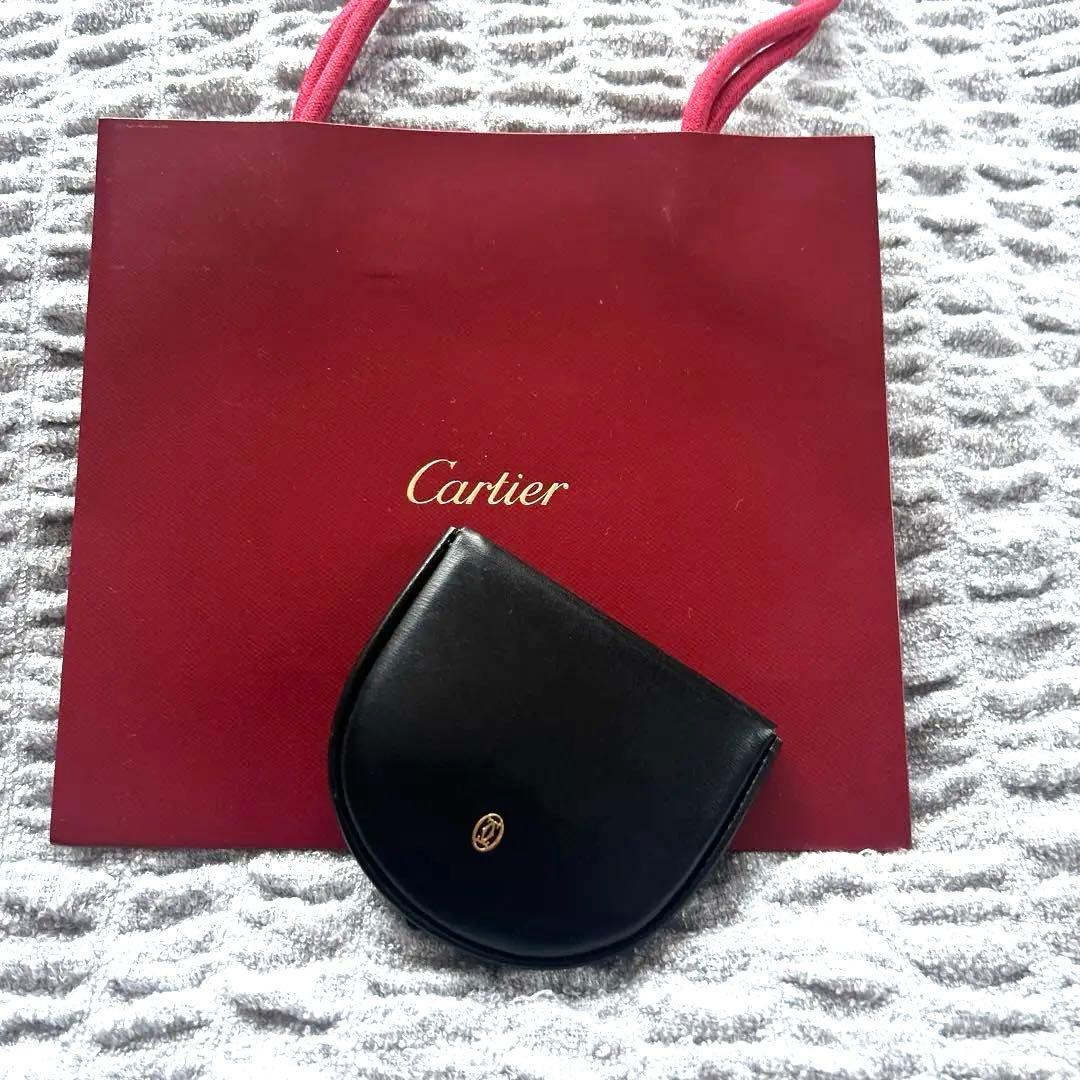Cartier 黒 レザー ケース