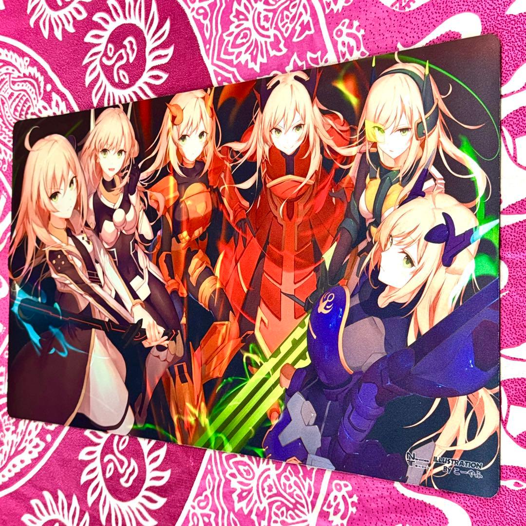 【開封済み】遊戯王 閃刀姫 集合 なのです帝国 プレイマット